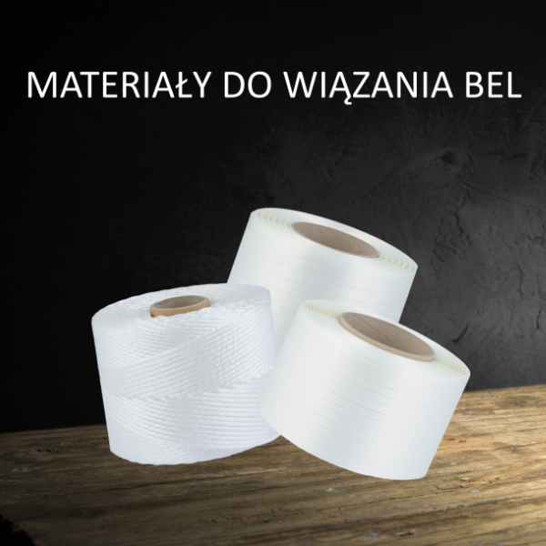 Taśmy i sznury do wiązania bel